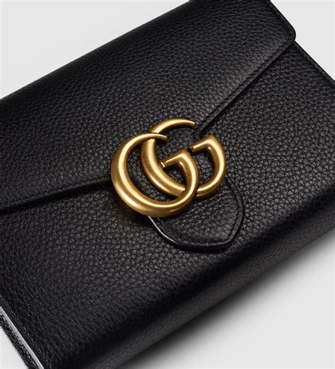 gucci marmont on chain|genuine Gucci women wallet.